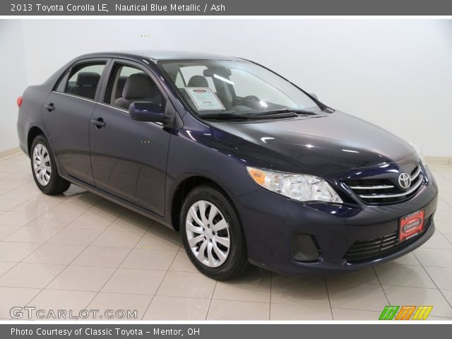 2013 Toyota Corolla LE in Nautical Blue Metallic