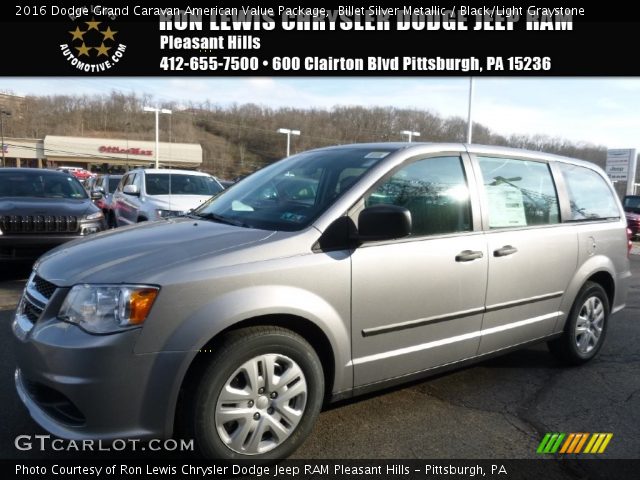 2016 Dodge Grand Caravan American Value Package in Billet Silver Metallic