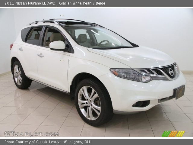 2011 Nissan Murano LE AWD in Glacier White Pearl