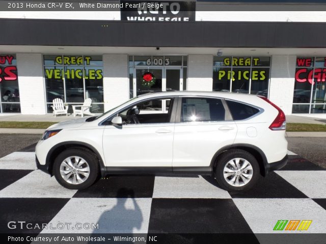 2013 Honda CR-V EX in White Diamond Pearl