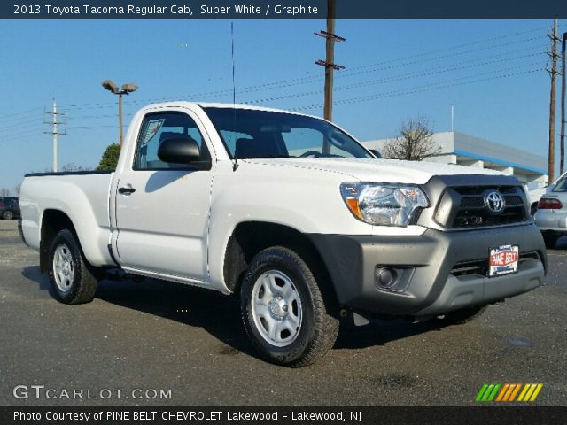 2013 Toyota Tacoma Regular Cab in Super White