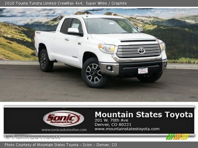 2016 Toyota Tundra Limited CrewMax 4x4 in Super White