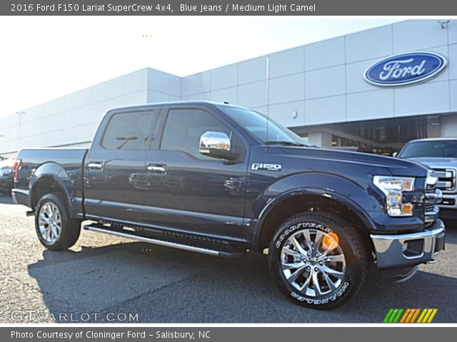 2016 Ford F150 Lariat SuperCrew 4x4 in Blue Jeans