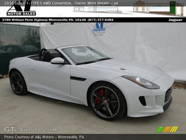 2016 Jaguar F-TYPE S AWD Convertible in Glacier White Metallic