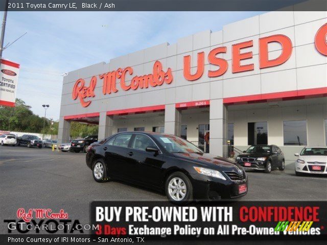 2011 Toyota Camry LE in Black