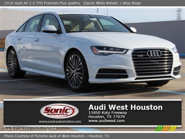 2016 Audi A6 3.0 TFSI Premium Plus quattro in Glacier White Metallic