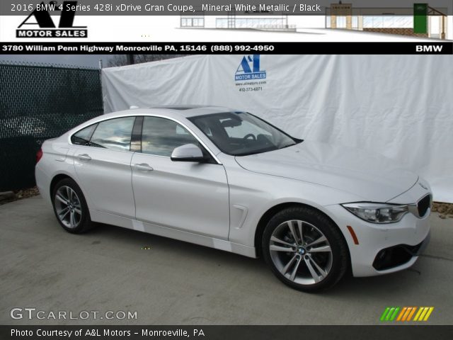 2016 BMW 4 Series 428i xDrive Gran Coupe in Mineral White Metallic