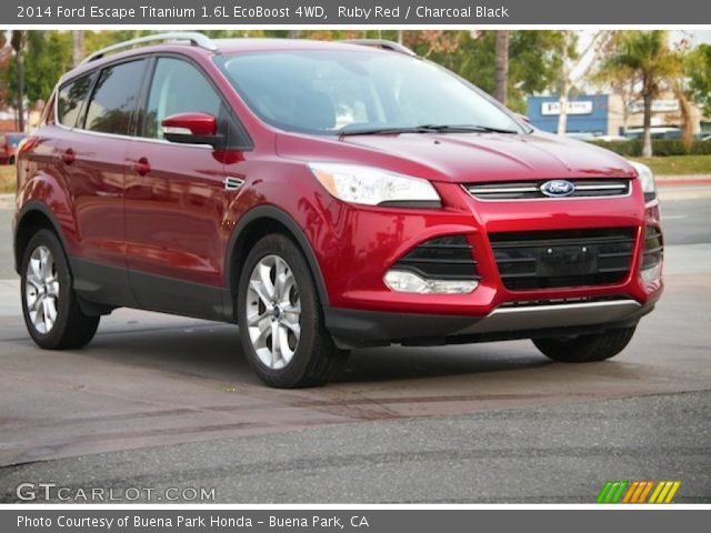 2014 Ford Escape Titanium 1.6L EcoBoost 4WD in Ruby Red