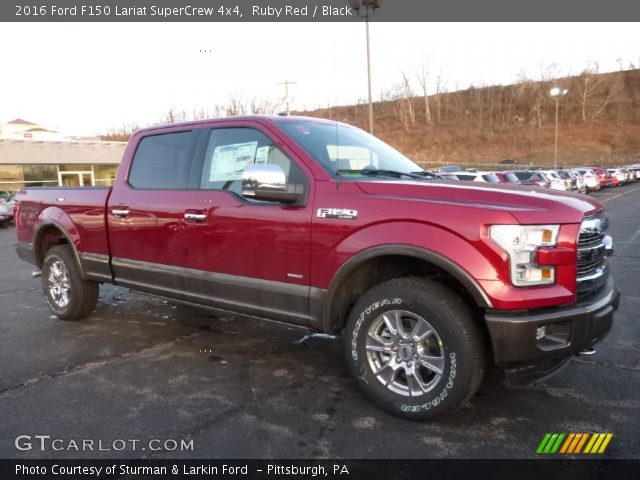 2016 Ford F150 Lariat SuperCrew 4x4 in Ruby Red