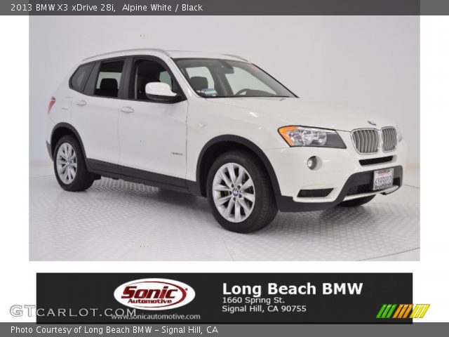 2013 BMW X3 xDrive 28i in Alpine White