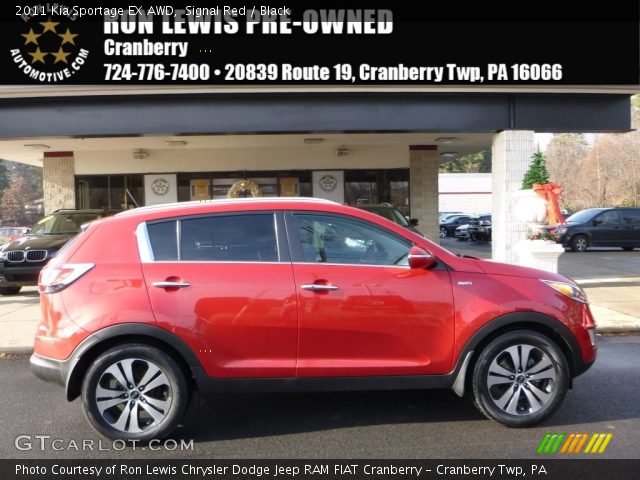 2011 Kia Sportage EX AWD in Signal Red