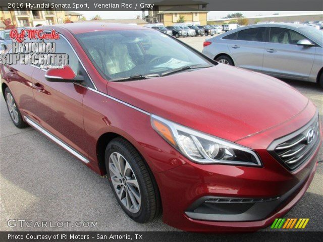 2016 Hyundai Sonata Sport in Venetian Red
