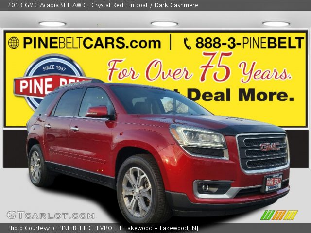 2013 GMC Acadia SLT AWD in Crystal Red Tintcoat