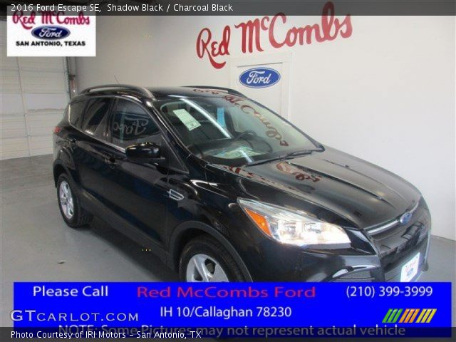 2016 Ford Escape SE in Shadow Black