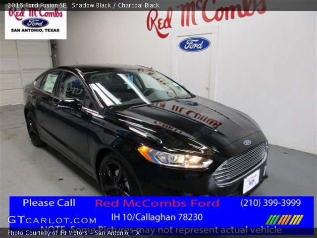 2016 Ford Fusion SE in Shadow Black