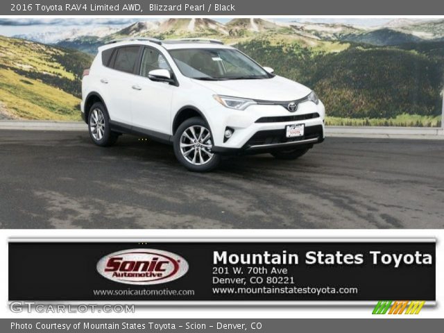 2016 Toyota RAV4 Limited AWD in Blizzard Pearl