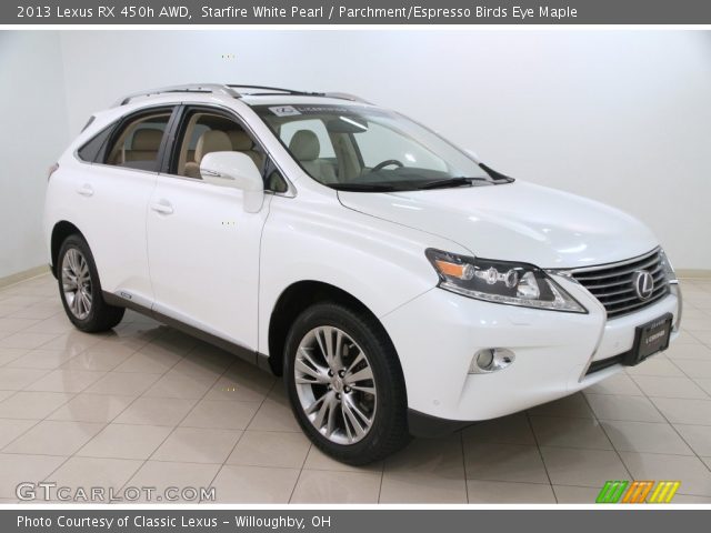2013 Lexus RX 450h AWD in Starfire White Pearl
