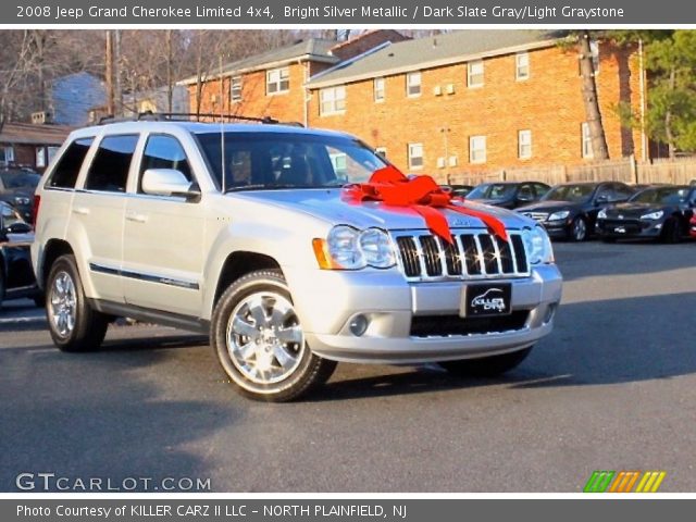 2008 Jeep Grand Cherokee Limited 4x4 in Bright Silver Metallic
