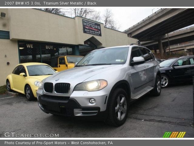 2007 BMW X5 3.0si in Titanium Silver Metallic