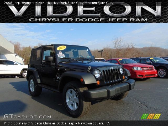 2008 Jeep Wrangler X 4x4 in Black