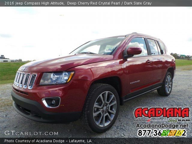 2016 Jeep Compass High Altitude in Deep Cherry Red Crystal Pearl