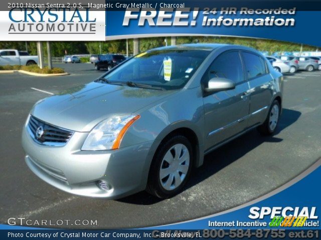 2010 Nissan Sentra 2.0 S in Magnetic Gray Metallic
