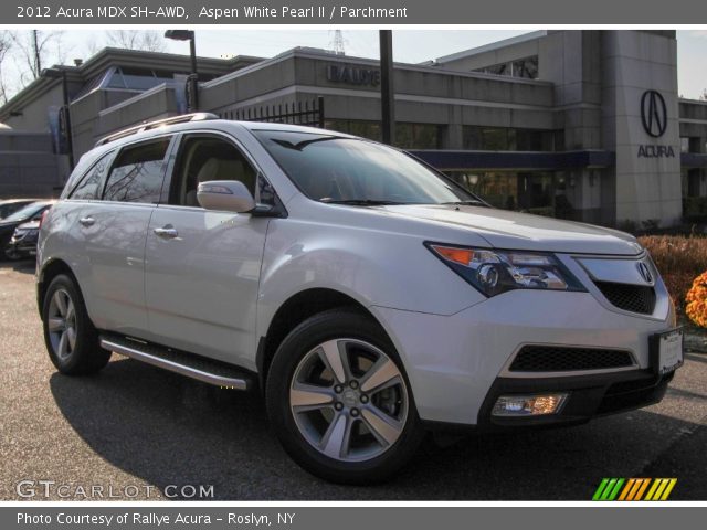 2012 Acura MDX SH-AWD in Aspen White Pearl II