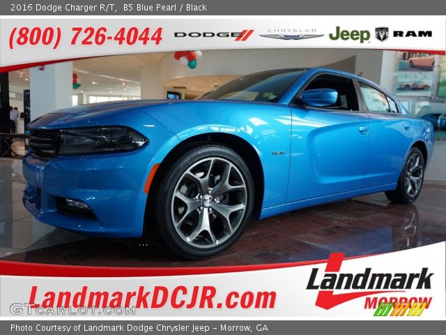 2016 Dodge Charger R/T in B5 Blue Pearl