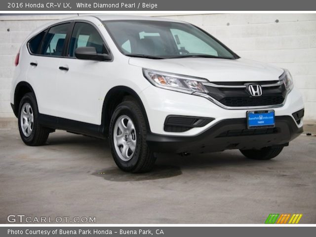 2016 Honda CR-V LX in White Diamond Pearl