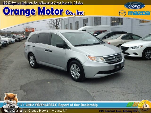2013 Honda Odyssey LX in Alabaster Silver Metallic