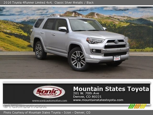 2016 Toyota 4Runner Limited 4x4 in Classic Silver Metallic