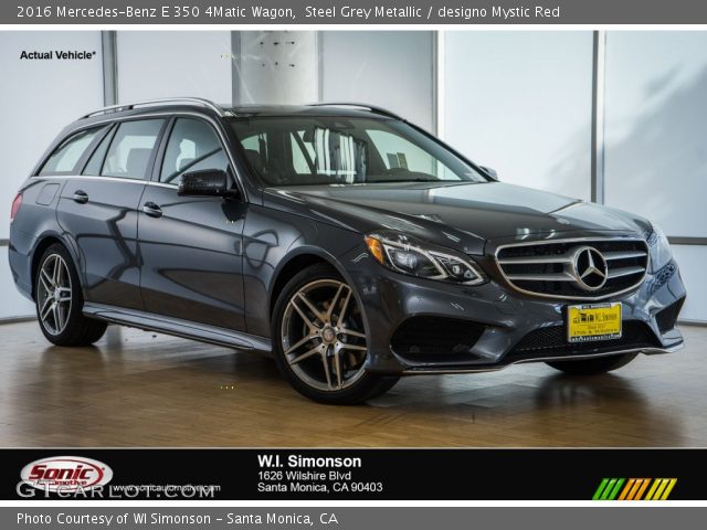 2016 Mercedes-Benz E 350 4Matic Wagon in Steel Grey Metallic