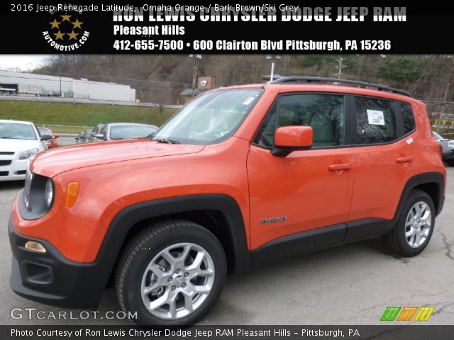 2016 Jeep Renegade Latitude in Omaha Orange