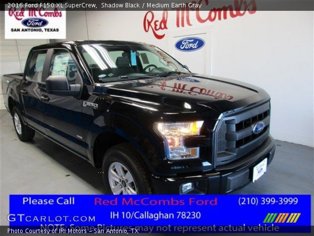 2016 Ford F150 XL SuperCrew in Shadow Black