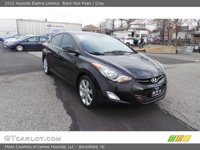 2012 Hyundai Elantra Limited in Black Noir Pearl