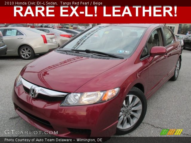 2010 Honda Civic EX-L Sedan in Tango Red Pearl