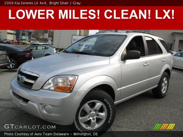 2009 Kia Sorento LX 4x4 in Bright Silver