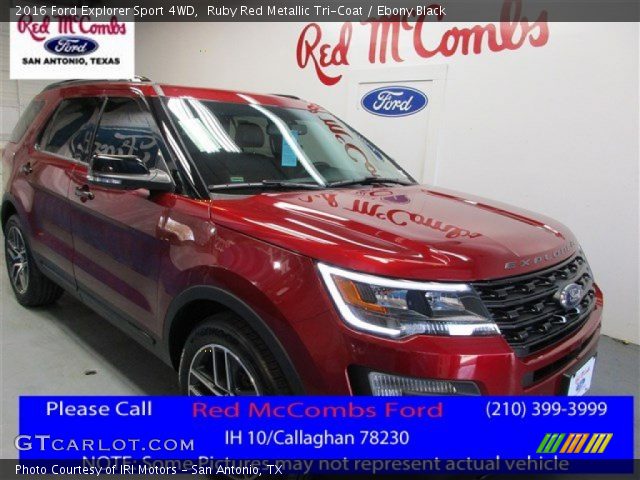 2016 Ford Explorer Sport 4WD in Ruby Red Metallic Tri-Coat