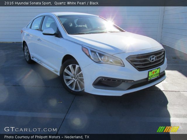 2016 Hyundai Sonata Sport in Quartz White Pearl