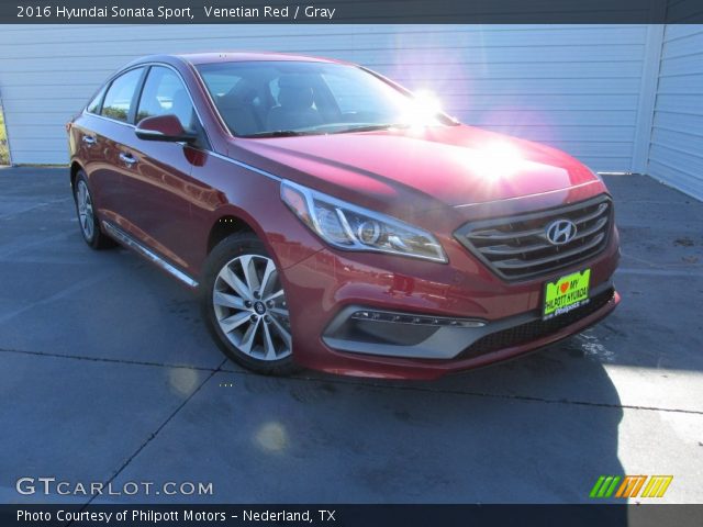 2016 Hyundai Sonata Sport in Venetian Red
