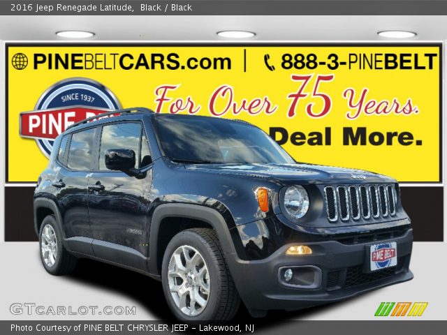 2016 Jeep Renegade Latitude in Black