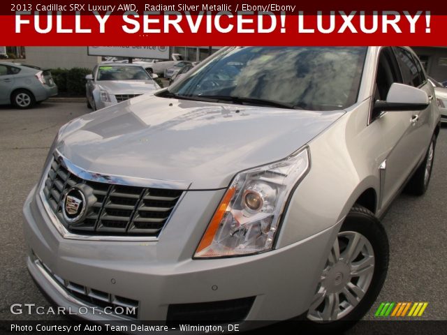 2013 Cadillac SRX Luxury AWD in Radiant Silver Metallic