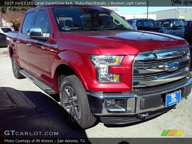 2015 Ford F150 Lariat SuperCrew 4x4 in Ruby Red Metallic