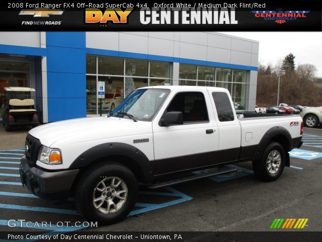 2008 Ford Ranger FX4 Off-Road SuperCab 4x4 in Oxford White
