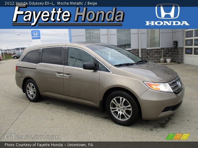 2012 Honda Odyssey EX-L in Mocha Metallic