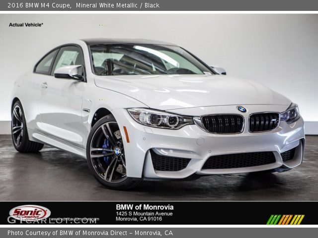 2016 BMW M4 Coupe in Mineral White Metallic