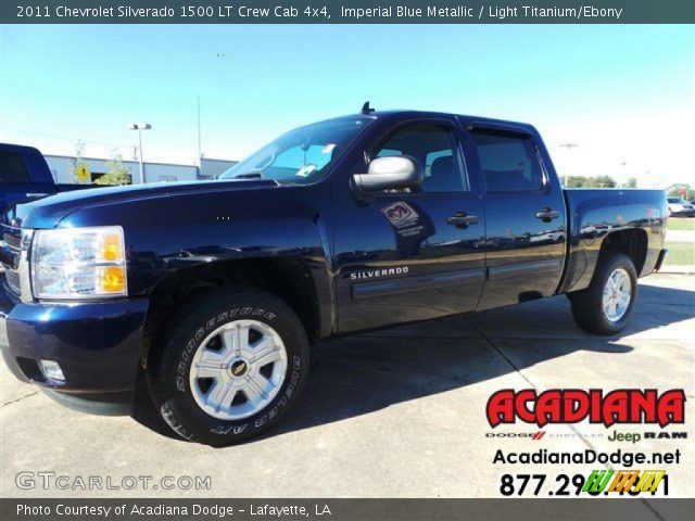 2011 Chevrolet Silverado 1500 LT Crew Cab 4x4 in Imperial Blue Metallic