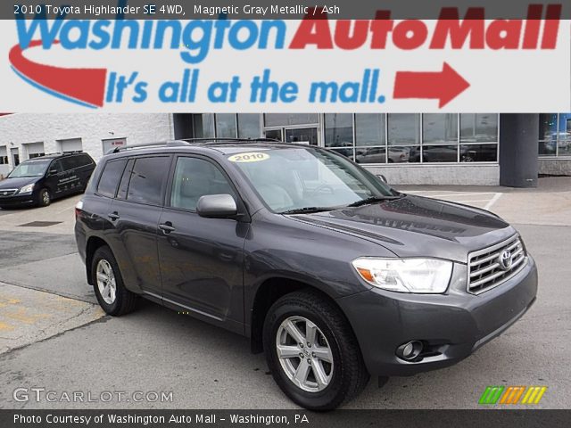 2010 Toyota Highlander SE 4WD in Magnetic Gray Metallic