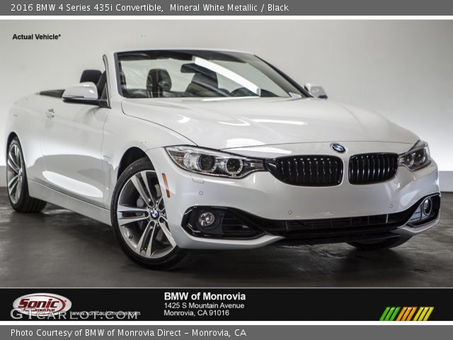 2016 BMW 4 Series 435i Convertible in Mineral White Metallic