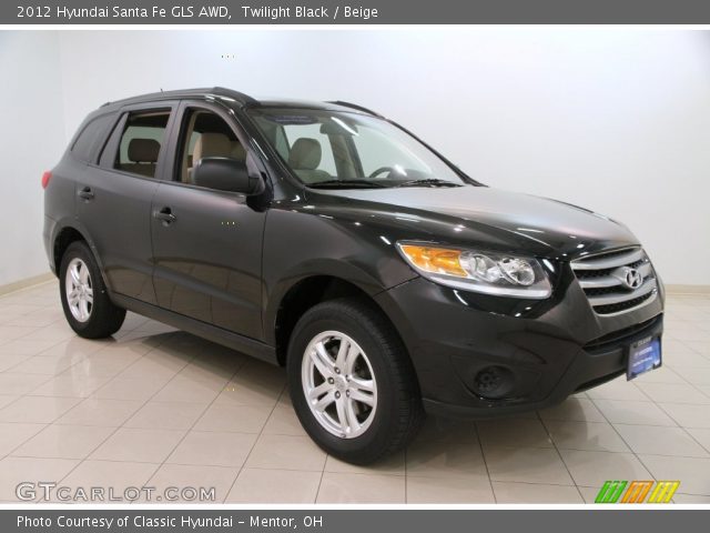 2012 Hyundai Santa Fe GLS AWD in Twilight Black